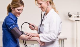 Blood pressure readings can detect abnormally high or low pressure.