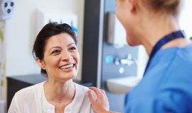 A peak flow monitor helps asthma patients manage their health from home.